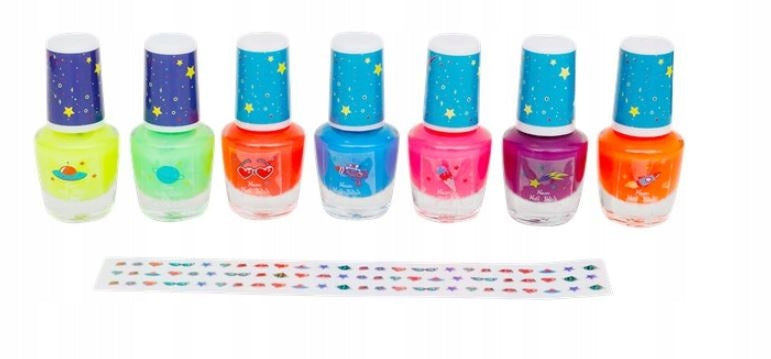 Nail painting set for children + stickers 6 colors Manufacturer code 3013647D
