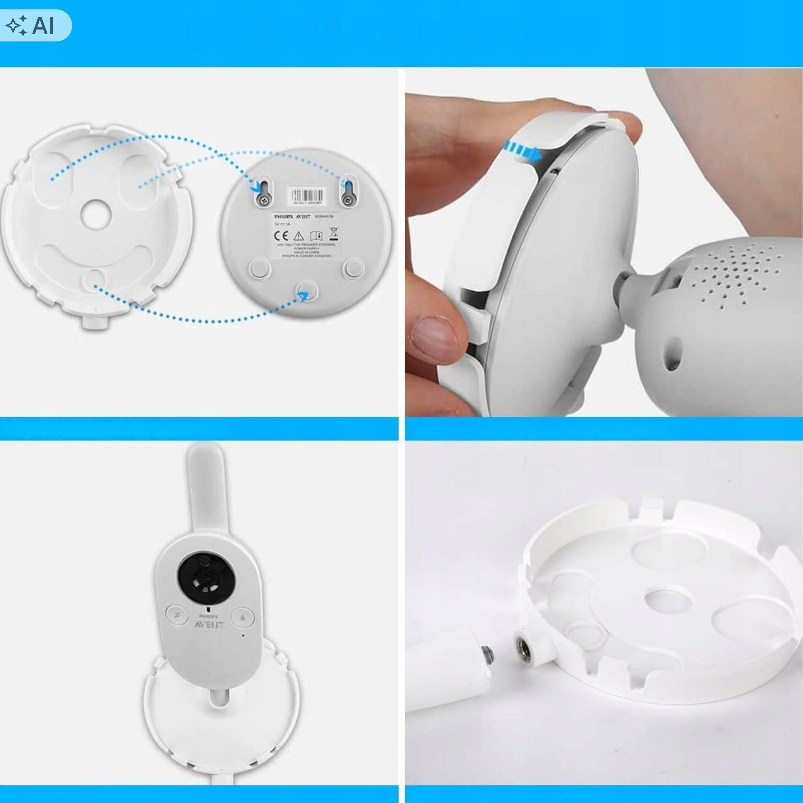 Nanny Holder Electronic Buckle Camera Monitor Stand Packaging status original