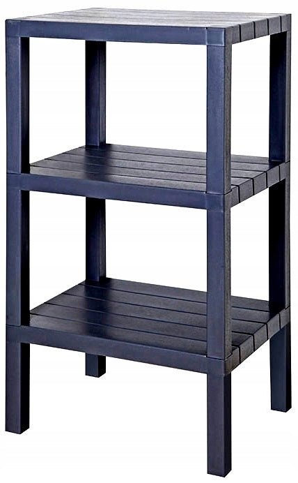 Narrow Bookcase Spacious 3 Tier Grey For Home Kitchen Living Room Bathroom Furniture color gray