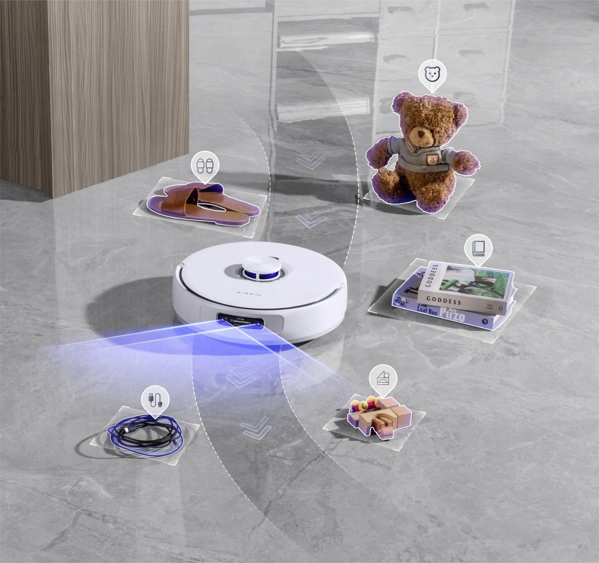 Narwal Freo Z10 Ultra Cleaning Robot with EdgeReach 18KPa Wireless operating time 210 min