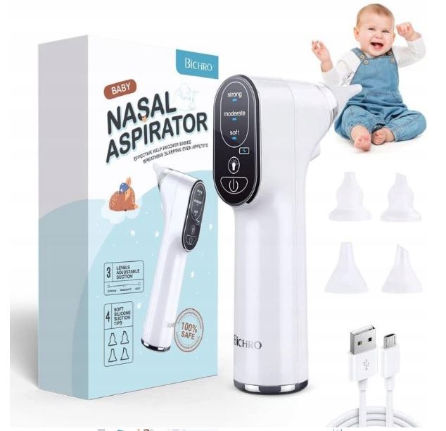 Nasal Aspirator for Children BICHIRO 4 Tips