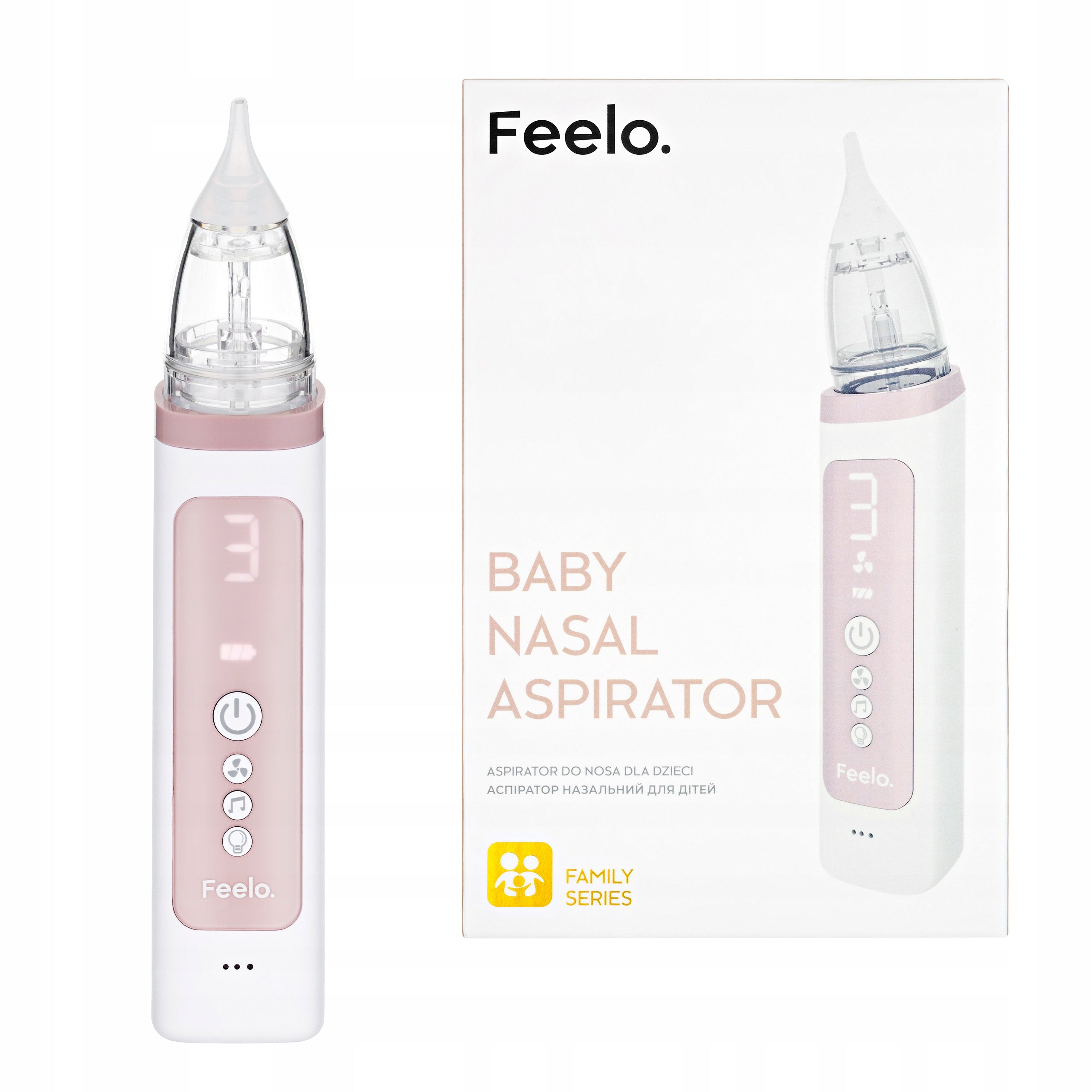 Nasal Aspirator for Children FEELO family electric powerful and quiet