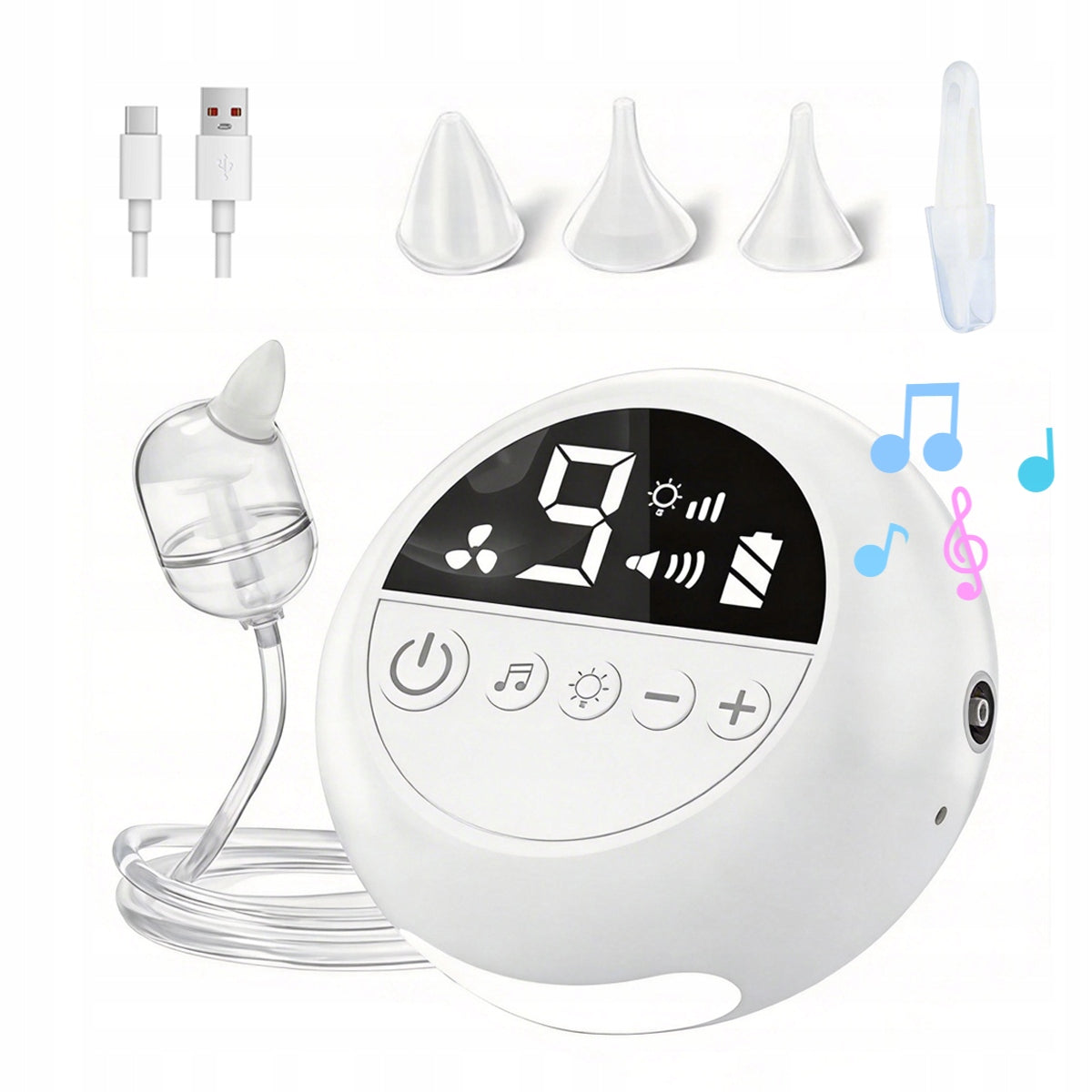 Nasal Aspirator for Kids with Adjustable Suction and Powerful Suction