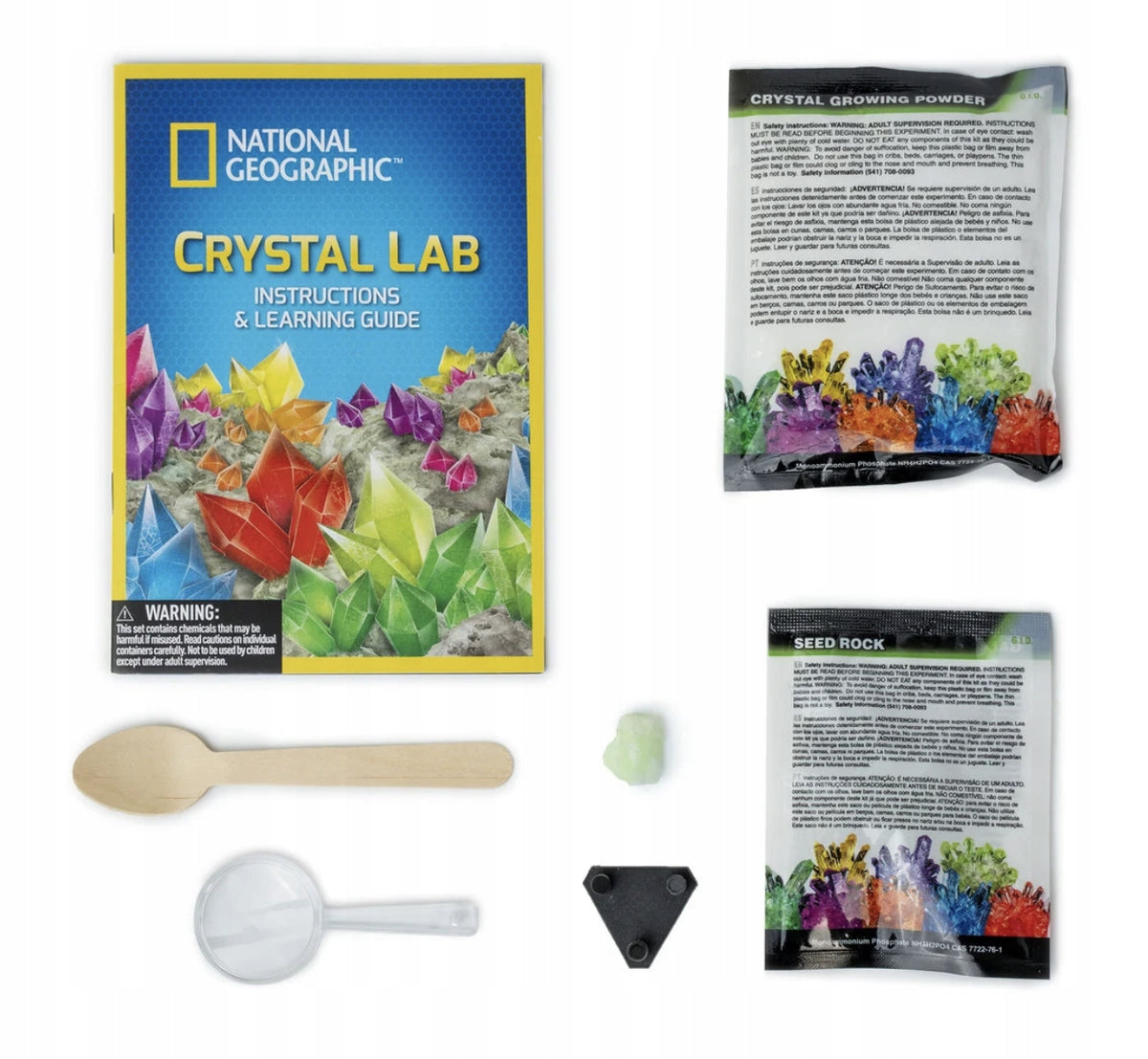 National Geographic Set of Crystal Glowing in the Dark Brand National Geographic