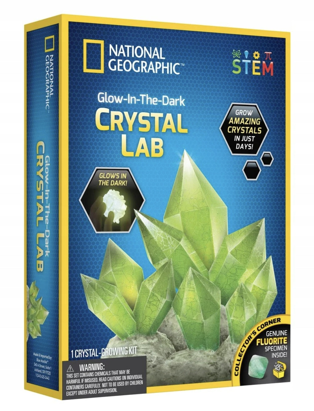 National Geographic Set of Crystal Glowing in the Dark