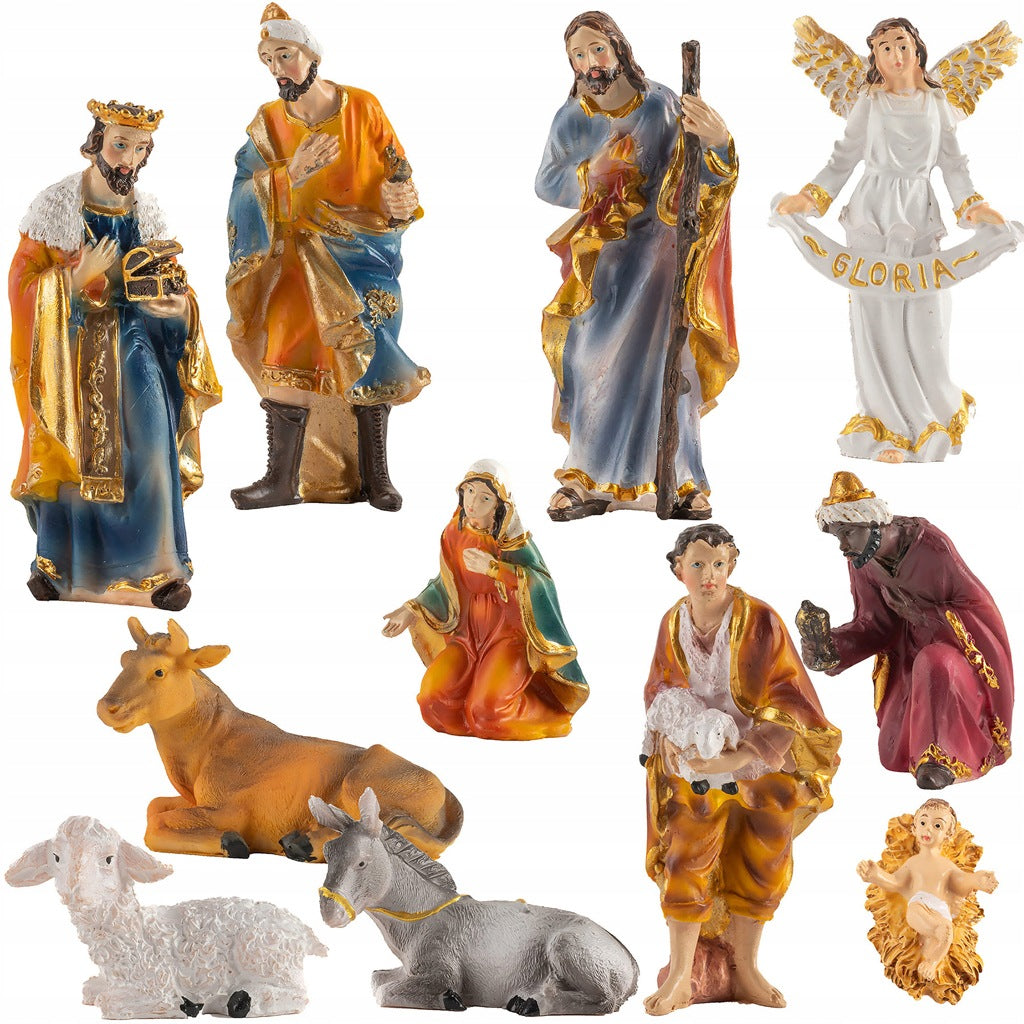 Nativity scene gypsum figurines 12 cm B-1454 HOLY FAMILY Packaging status original