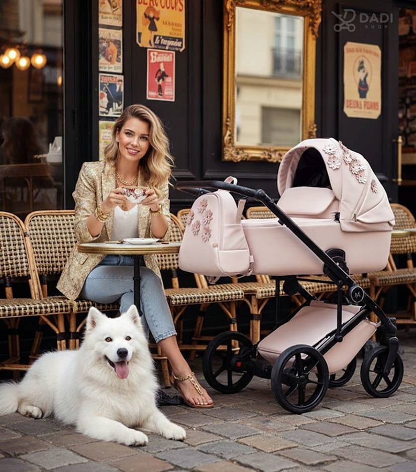 Natoni Vespa Blossom 2in1 Stroller for Girls | Powder Pink - Bubblegum Packaging status original