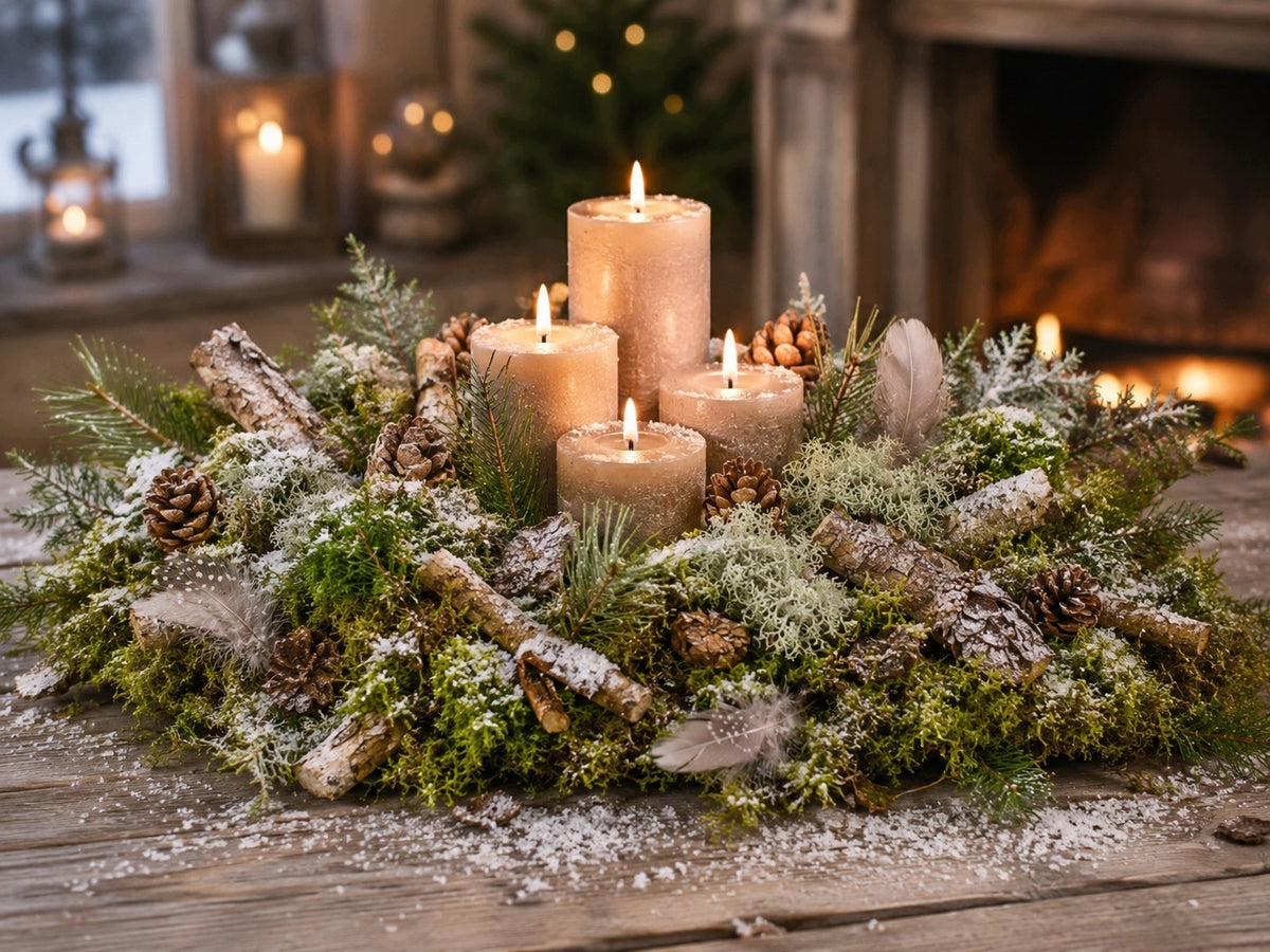 Natural Forest Mix for Christmas Reeds Moss Cones Bark Lichen Manufacturer code Naturalny Mix Leśny do Stroików Świątecznych