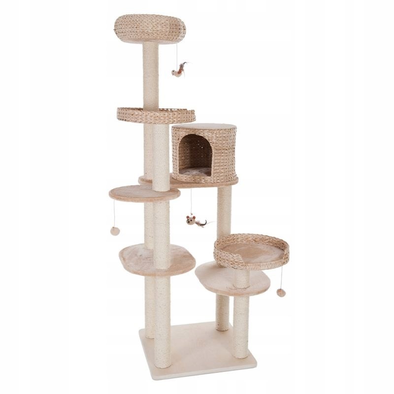 Natural Home IV cat scratcher, beige, height 192 cm Manufacturer code 7437306556536