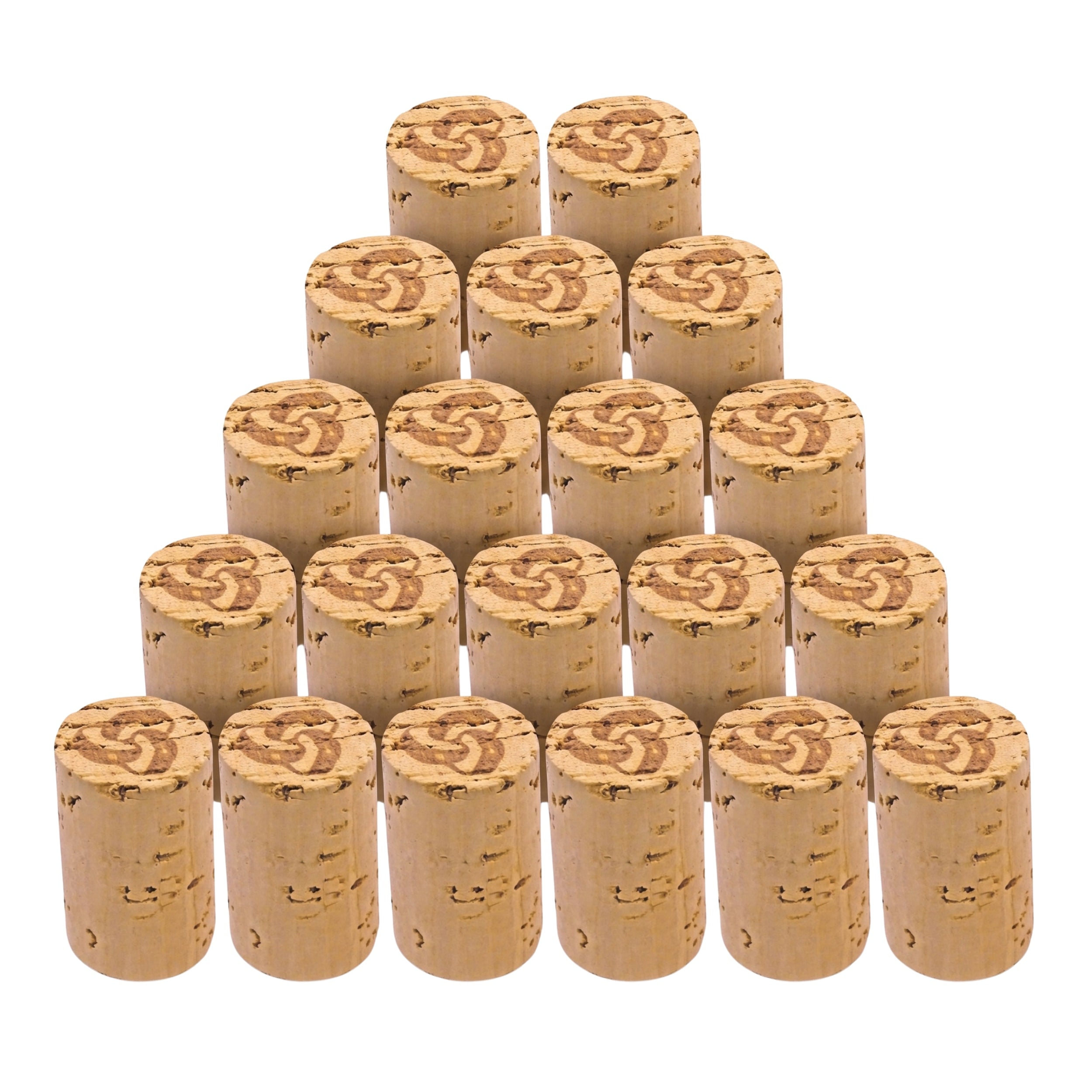 Natural Italian Wine Stoppers 20 Pcs 26x40mm Ferrari Type A Bottles Wine Manufacturer code Korki do wina typ a 20 szt Golden Keg