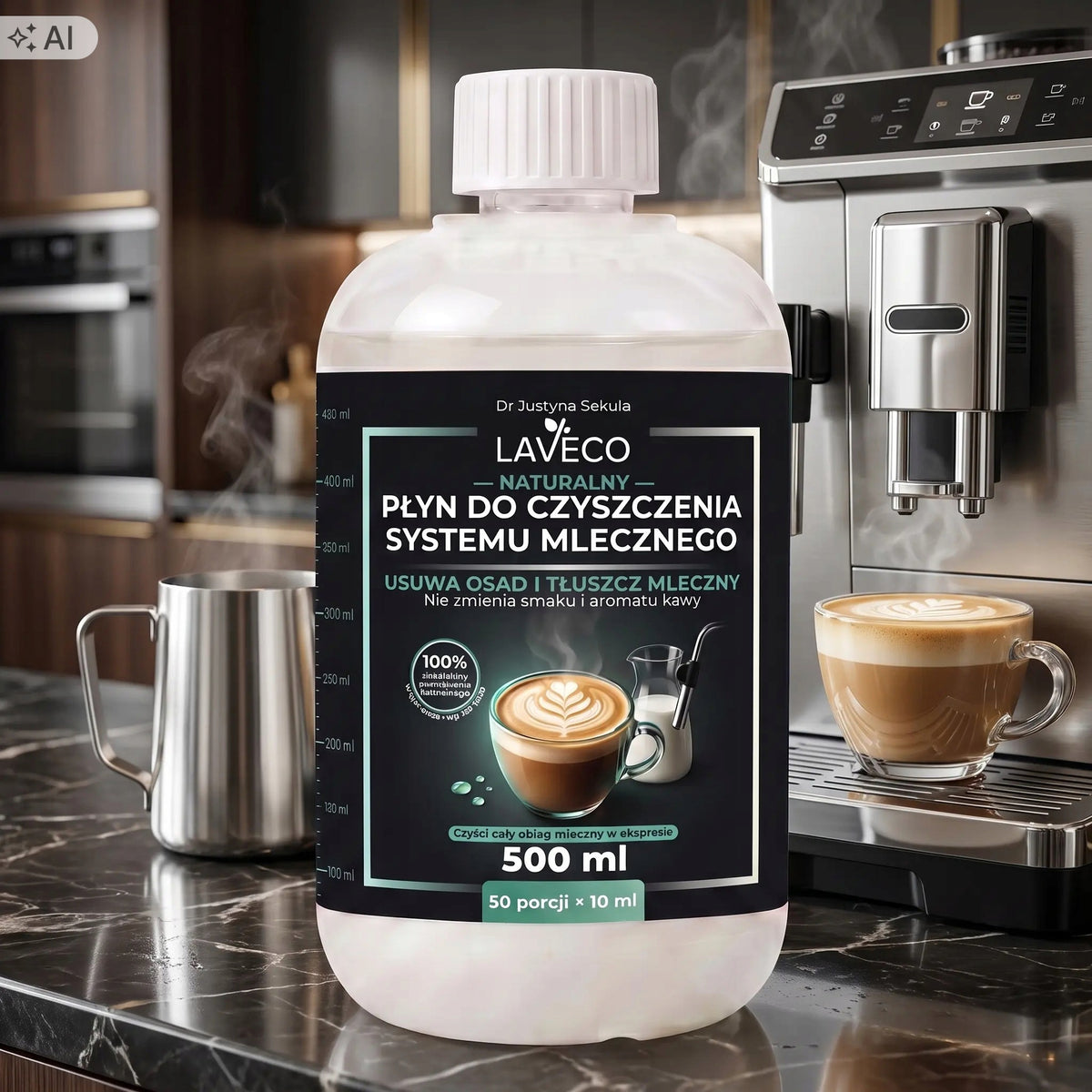 Natural Milk System Cleaner Packaging status original