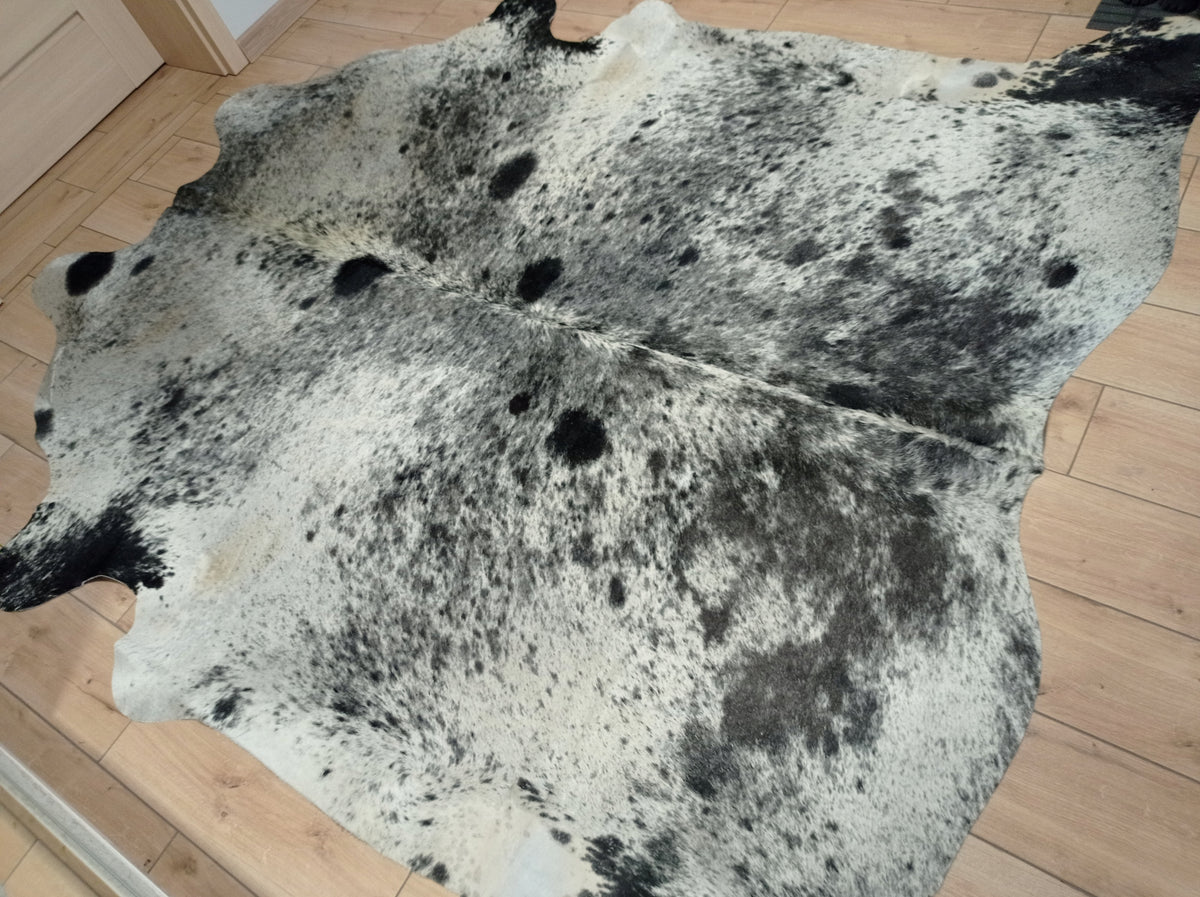 Natural cow leather GIANT 240x220 Poland DALMATIAN Luxury Carpet Manufacturer code HUZIOR LEATHER