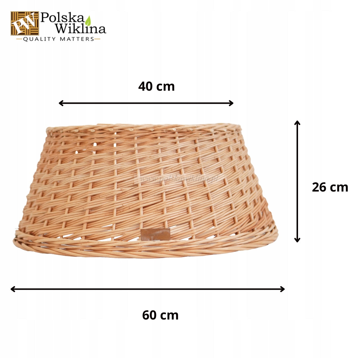 Natural wicker cover fi 60 cm for Christmas tree stand EAN (GTIN) 5904183401010
