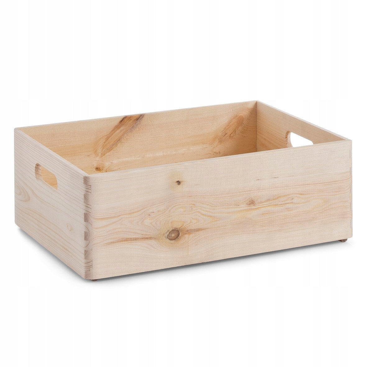Natural wood box, storage container 40 x 30 x 15 cm Manufacturer code 13145