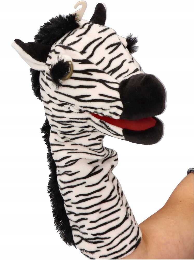 Nature Planet Plush puppet Zebra Plush Toy Hugging Eco Theatre