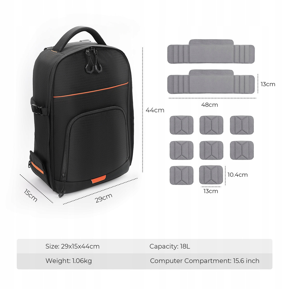 Nature Wander 18l K&F Concept KF13.205 black Manufacturer code 110048