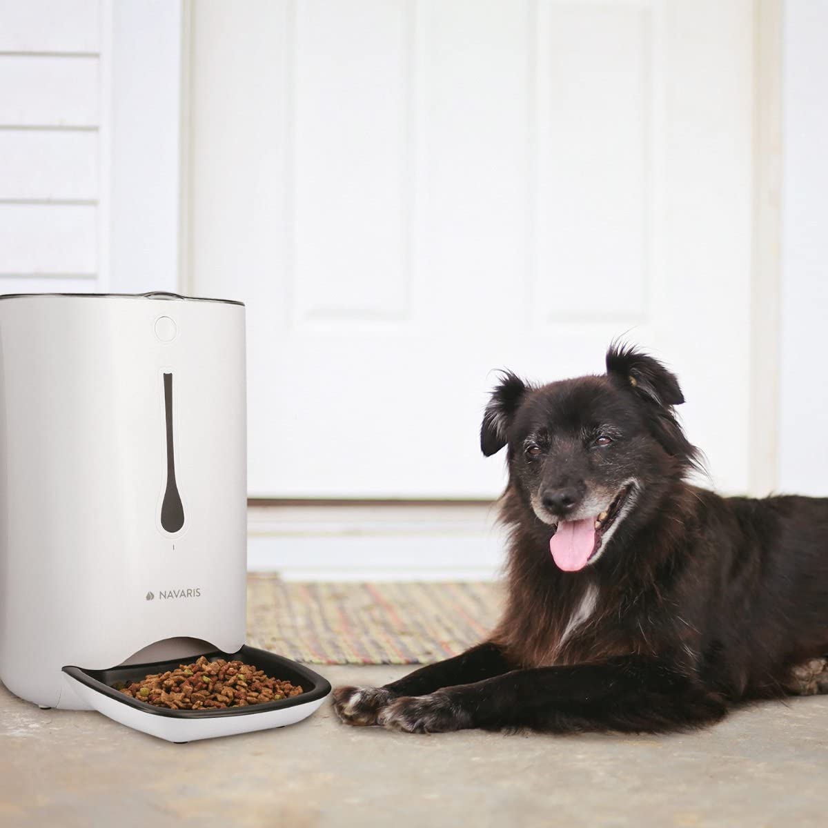 Navaris Automatic Feeder Food Dispenser WHITE Manufacturer code 4057665358768