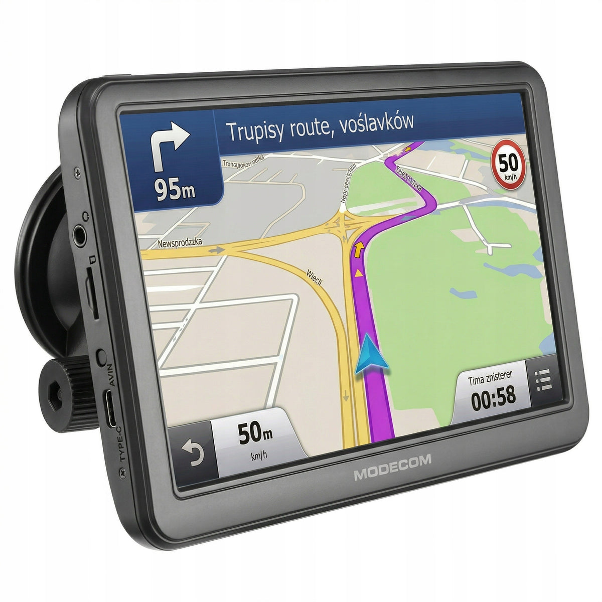 Navigation 7 inches Trucks MODECOM CX 7.0 TRUCK TIR BUS + SPEED CAMERAS 2026 Brand Modecom