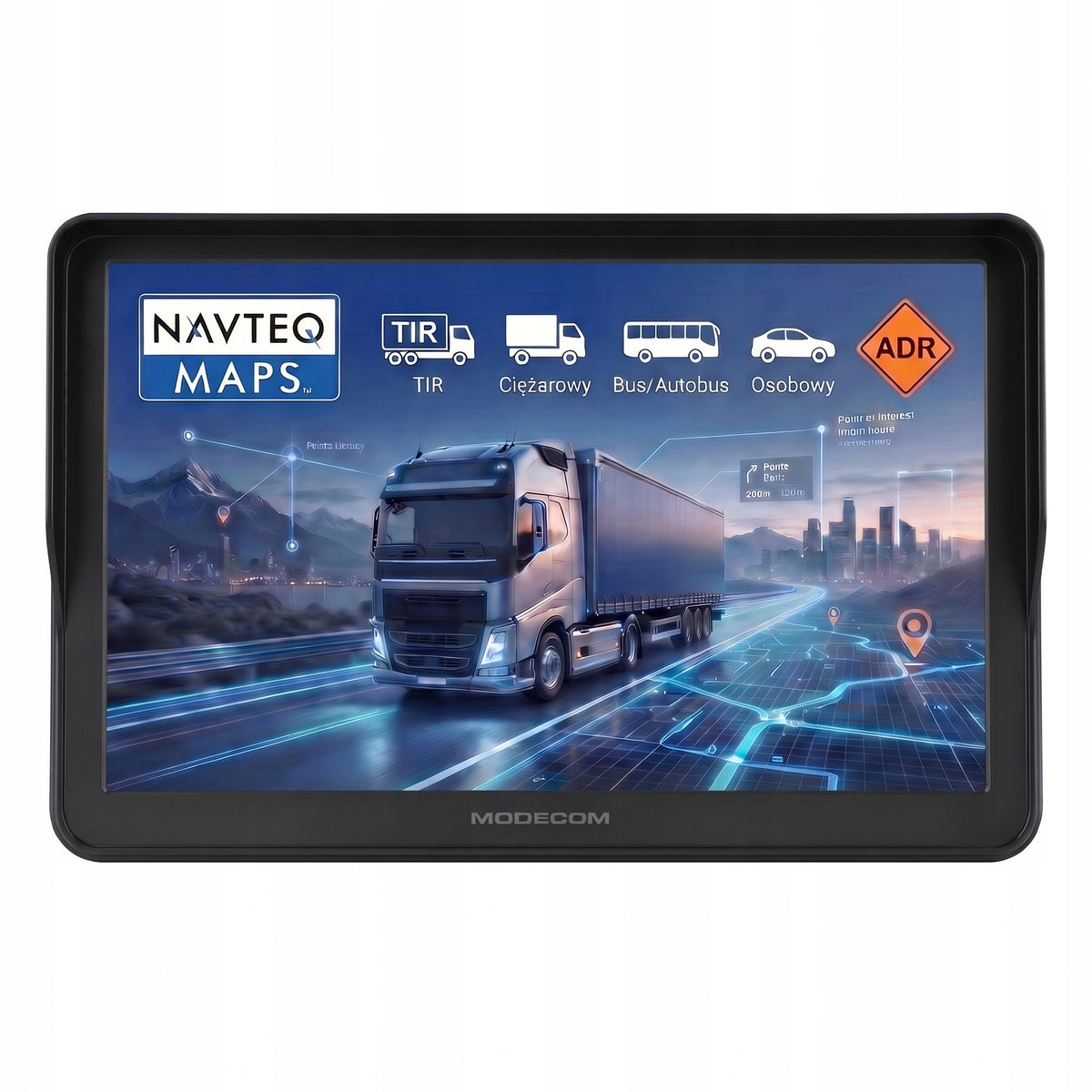 Navigation 7 inches Trucks MODECOM CX 7.3 TRUCK TIR BUS + SPEED CAMERAS 2026 Packaging status original