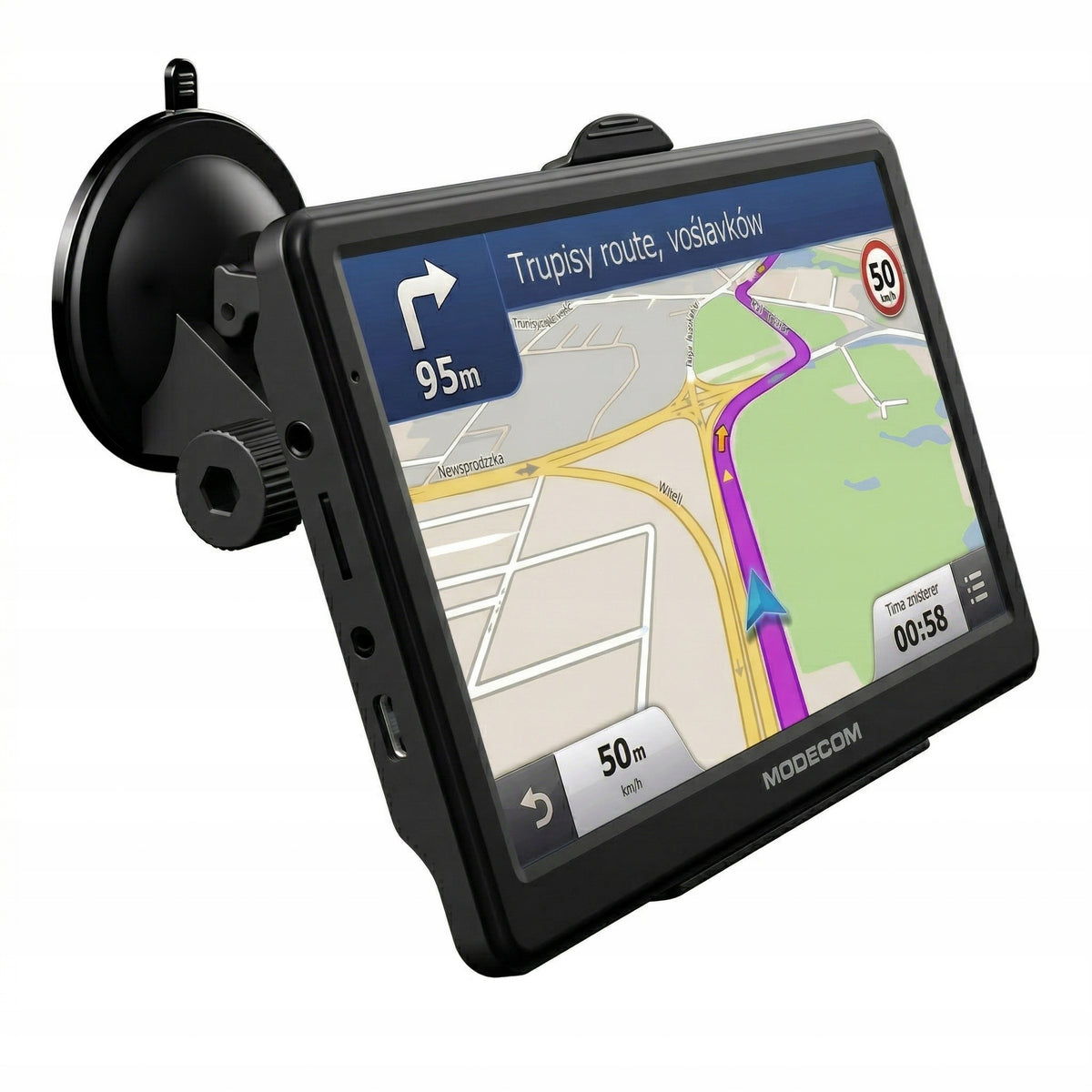 Navigation 7 inches for Truck MODECOM SX 7.2 map TIR BUS SPEED CAMERAS 2026 Brand Modecom