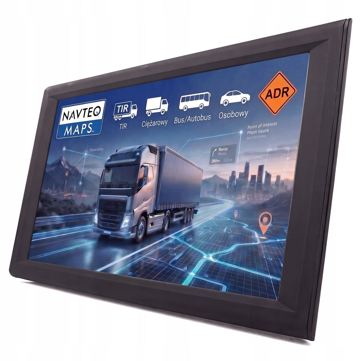 Navigation 9 inches Truck MEDIATEK X4 TRUCK TIR BUS + SPEED CAMERAS 2026 Packaging status original