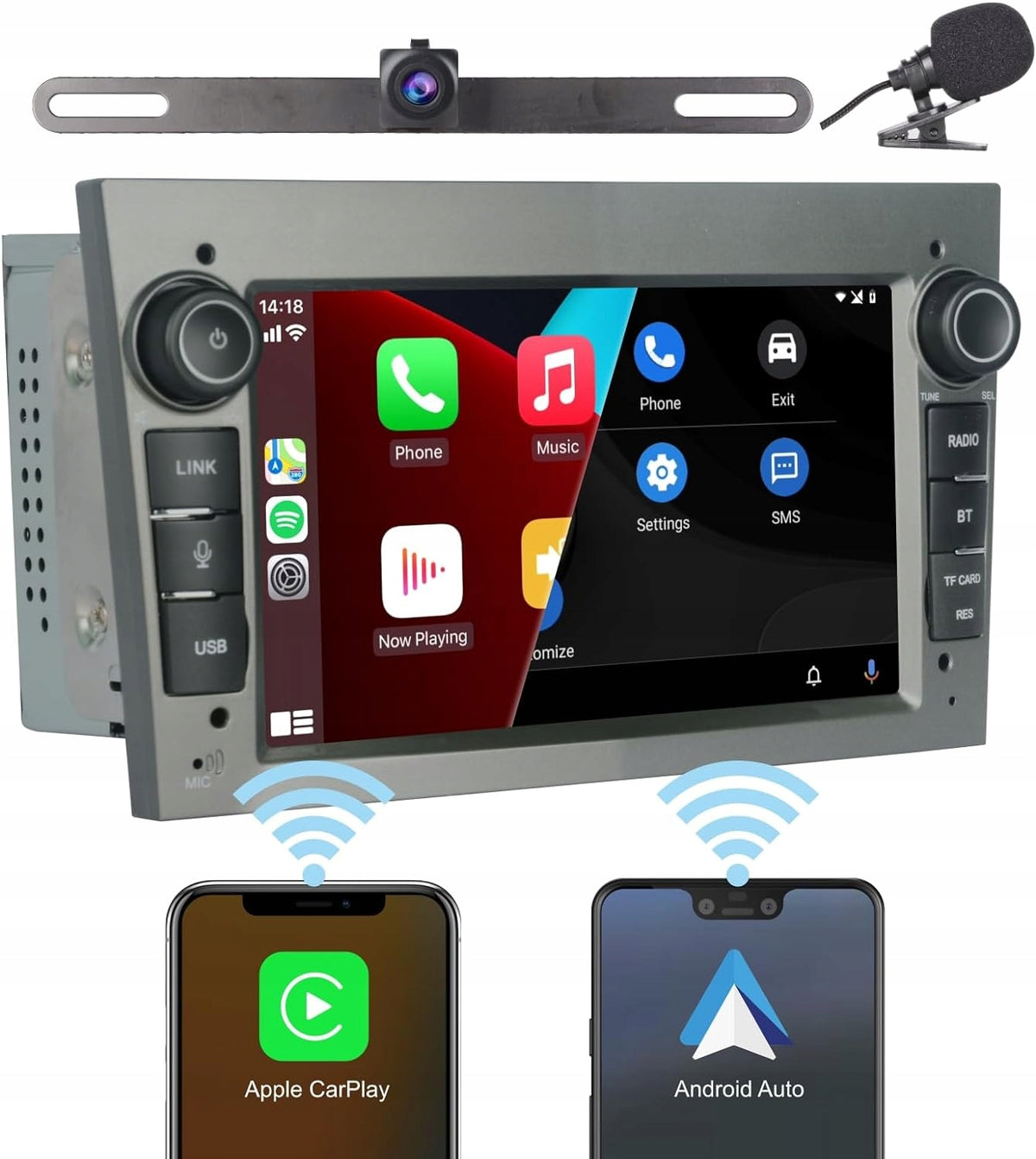 Navigation ALLNOEL CARPLAY / ANDROID AUTO 7 "