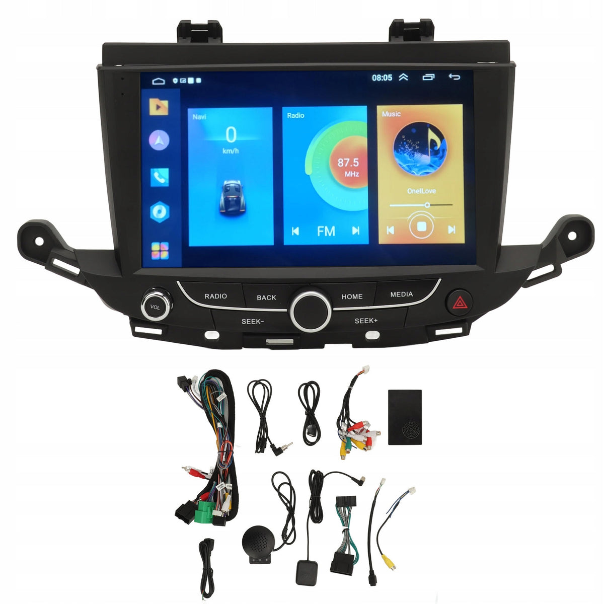 Navigation Carplay GPS Touch Screen RADIO for ASTRA-K MK7 39042448 9" PP