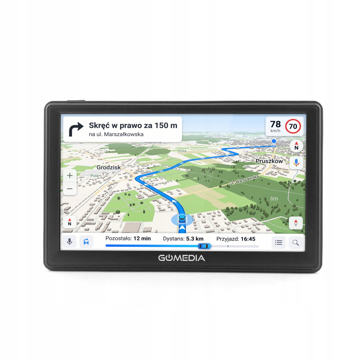 Navigation GOMEDIA 7010 PRO 7" 512 MB RAM 16 GB ROM Brand GOMEDIA