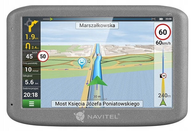 Navigation Navitel E501 Offline map 47 countries 800 mAh 5" TFT 480 x 272 Brand NAVITEL