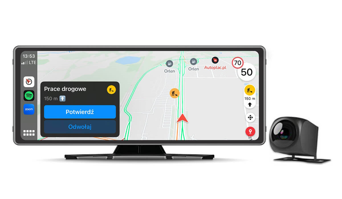 Navitel DS1020 Car Media Screen Android CarPlay + Camera
