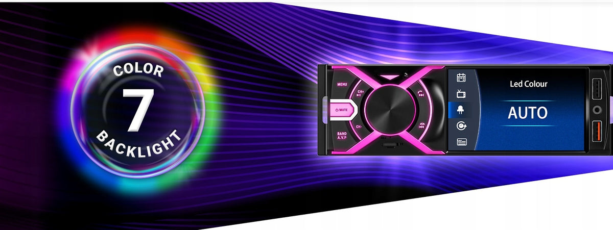 Navitel RD9 car radio 1DIN LCD 4'' DivX MPEG Bluetooth - EN Menu Manufacturer code RD9