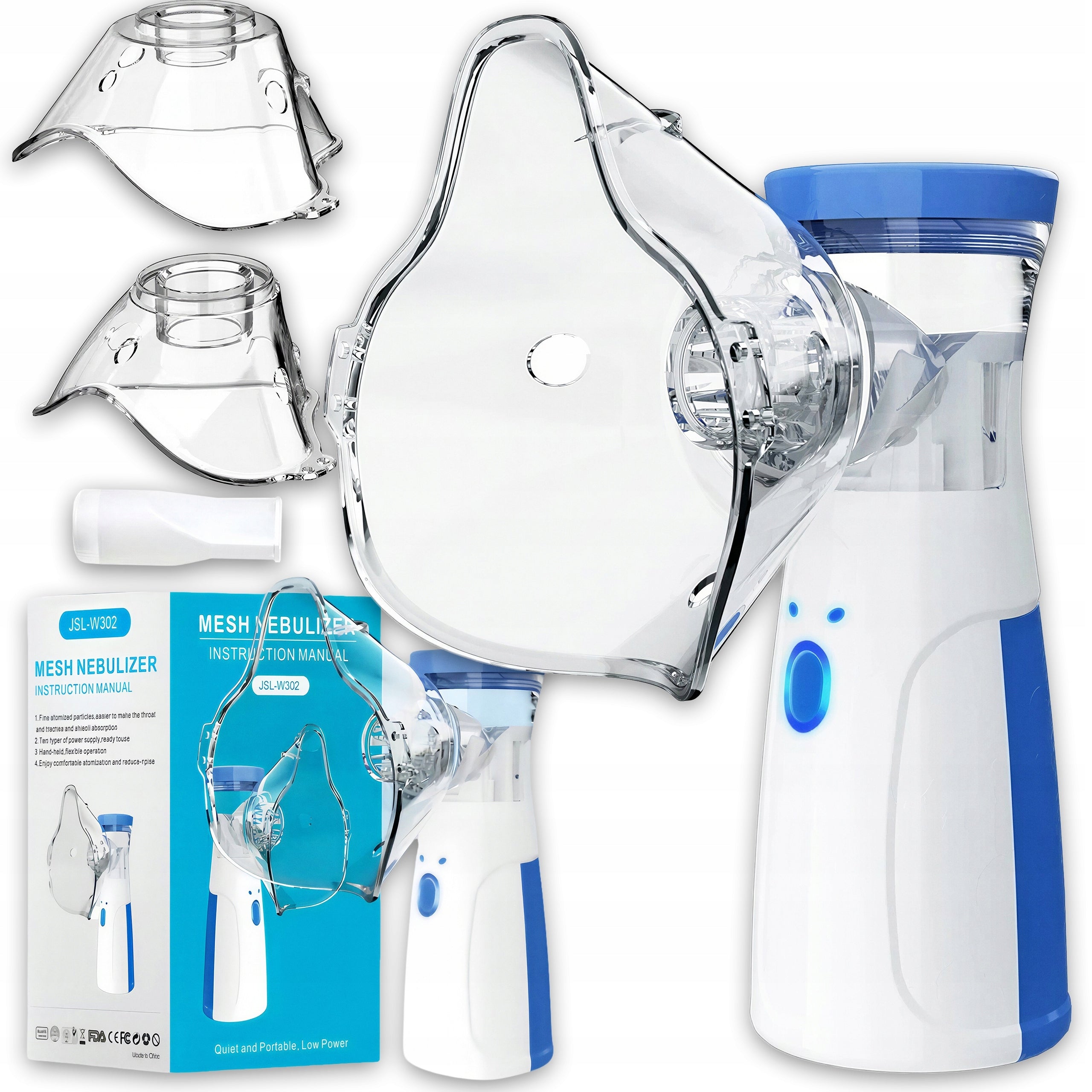 Nebulizer Inhaler For Children And Adults Portable Silent Mesh W302