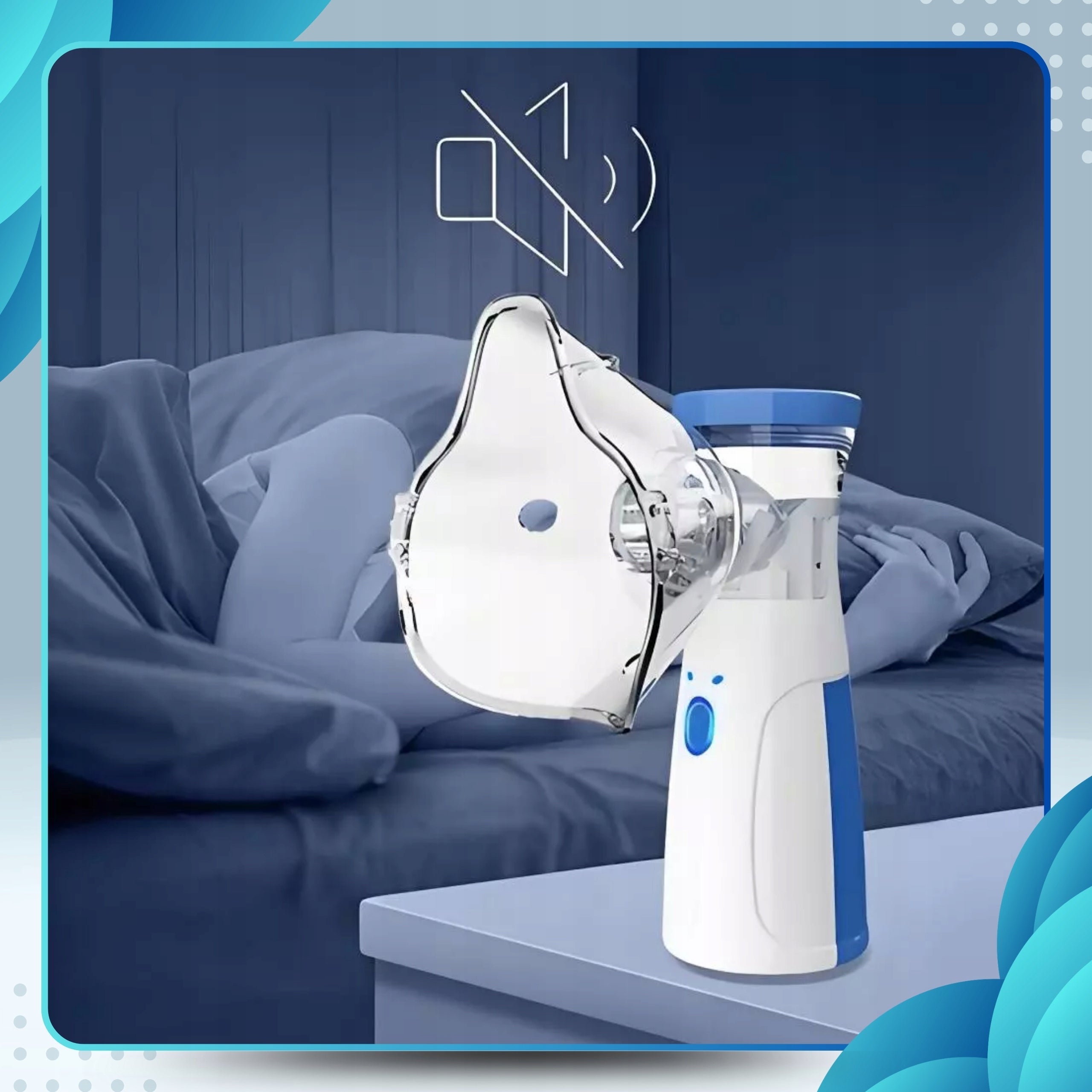 Nebulizer Inhaler For Children and Adults Portable Quiet Mesh Medical device no