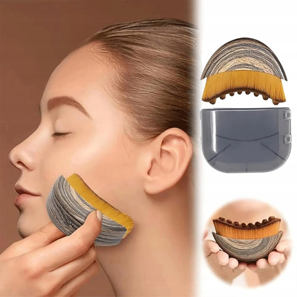 Neck Face Massage Brush Lymphatic Drainage Dry Contour Massager Manufacturer code 8581704908639