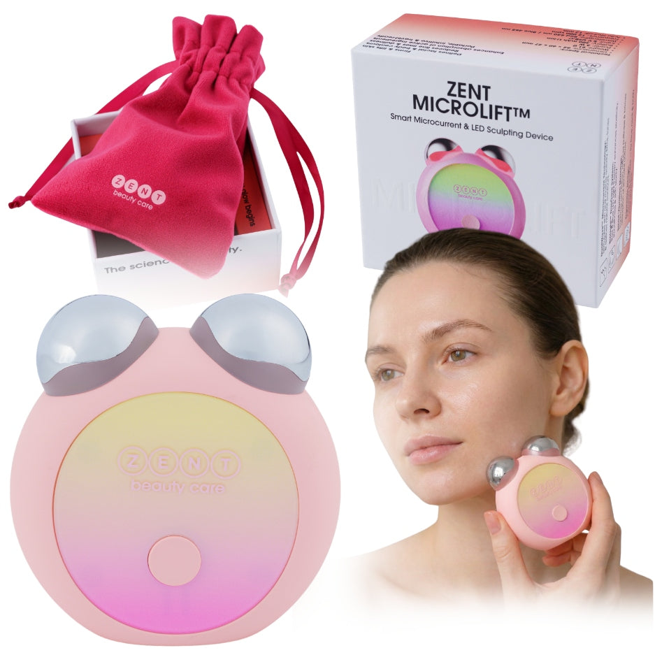 Neck Face Massager Lifting EMS Microcurrents LED Mesotherapy Lift