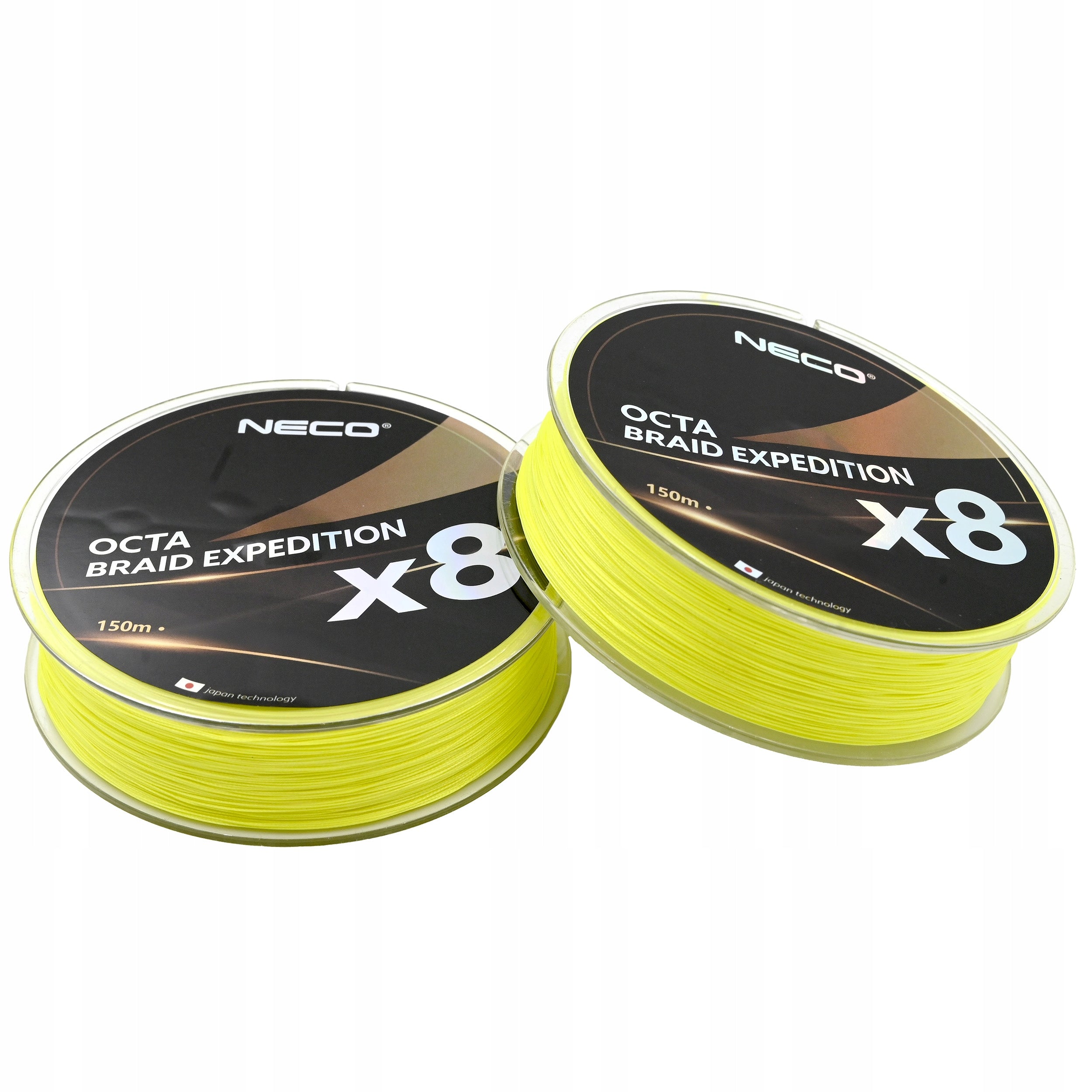 Neco Octa Braid Expedition x8 150m 0,14mm Yellow Packaging status original