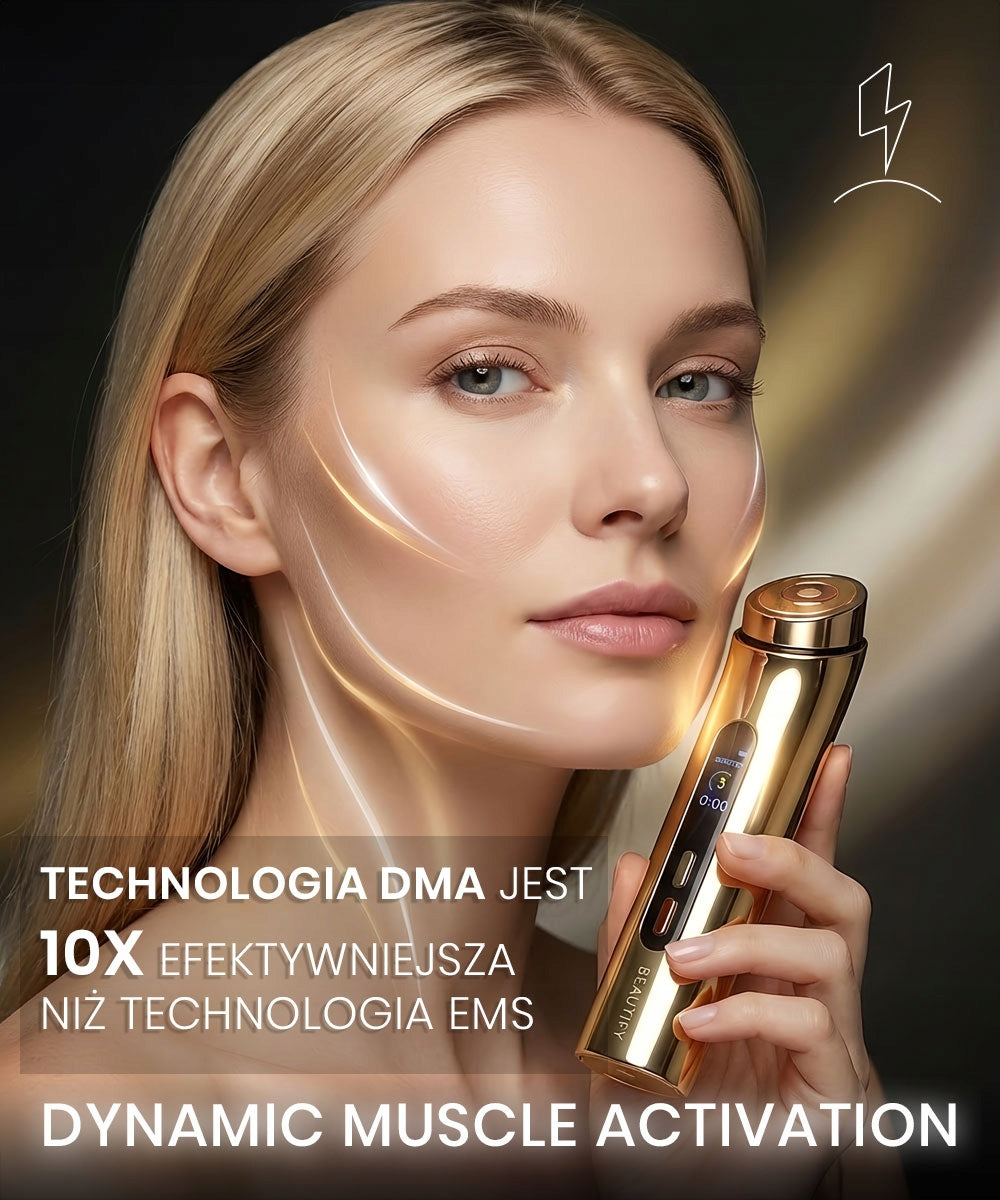 Needleless Mesotherapy Beautifly Intenso Renew Golden DMA Face Massager Packaging status original