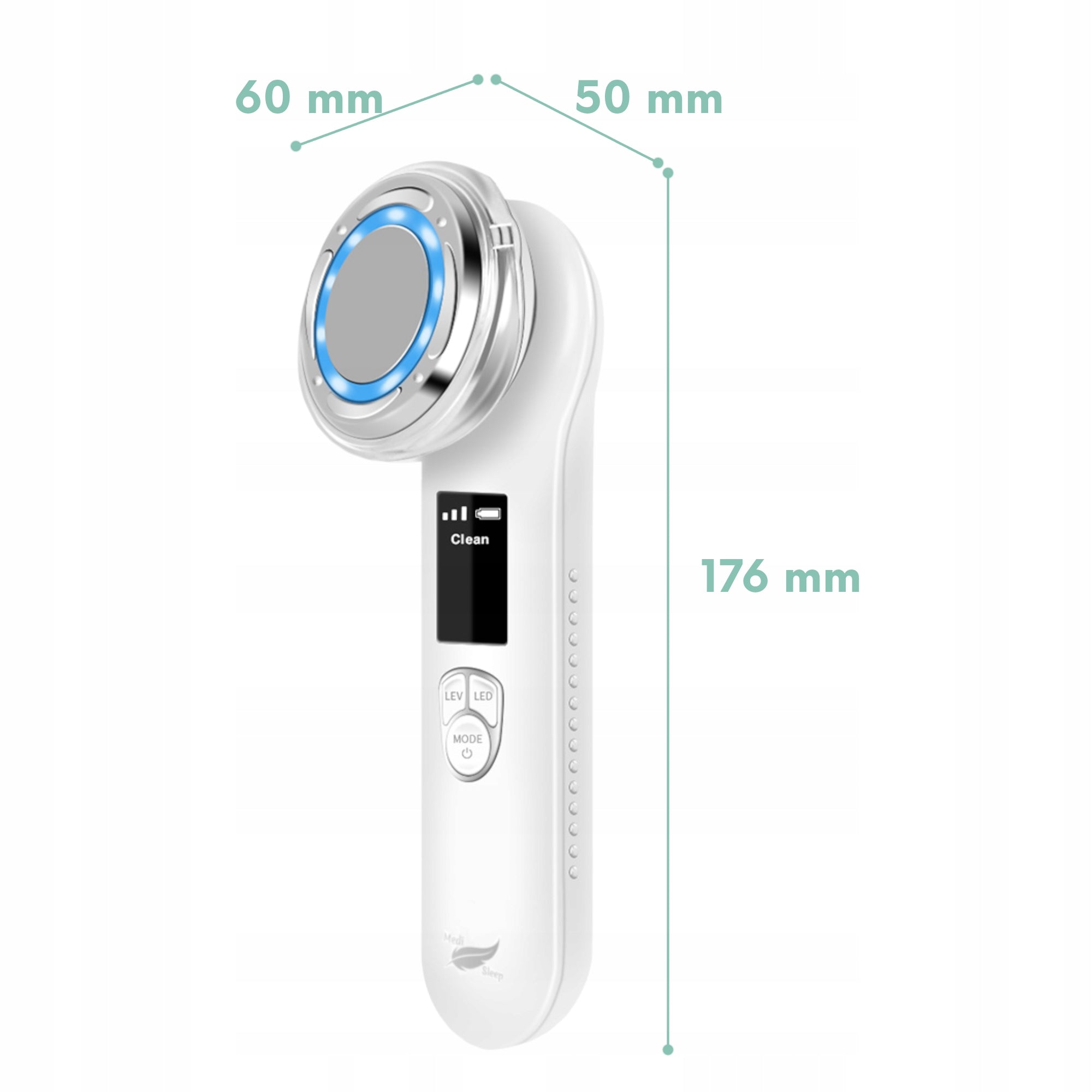 Needleless mesotherapy EMS HOT ultrasonic vibration heat cold Medical device no