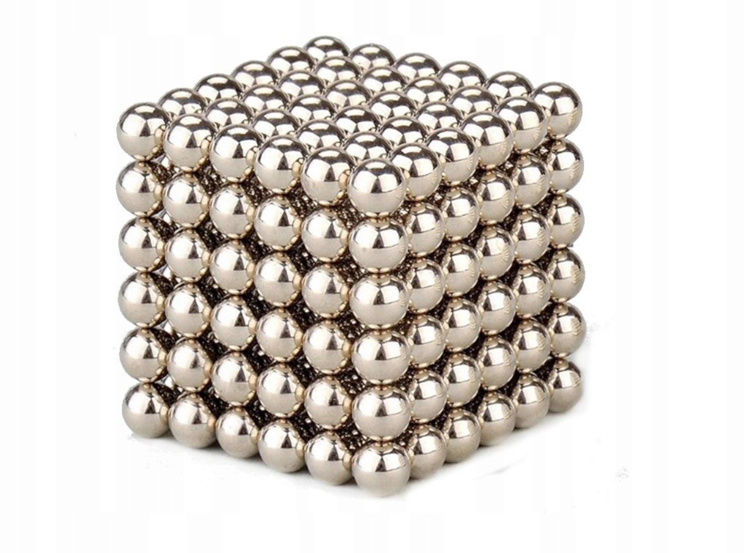 Neocube Magnetic Blocks 3D Balls 216 5mm Box Magnetic Toy Silver Manufacturer code KM#NC%SREBRNE