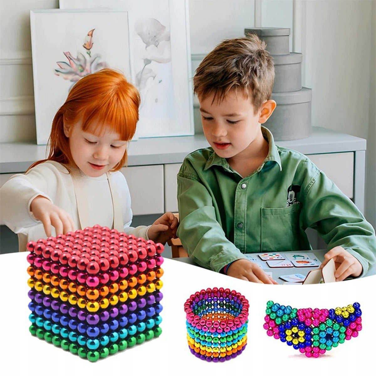 Neocube magnetic balls 3 mm – 512 pieces, rainbow Gift Children’s Day Packaging status original