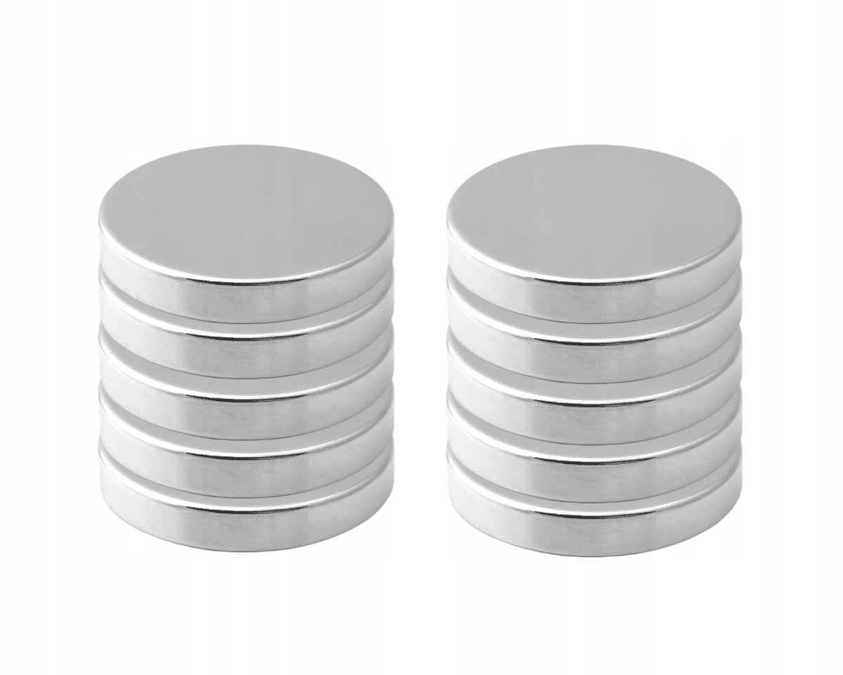 Neodymium Cylindrical Magnet 15x5 N38 10 pieces