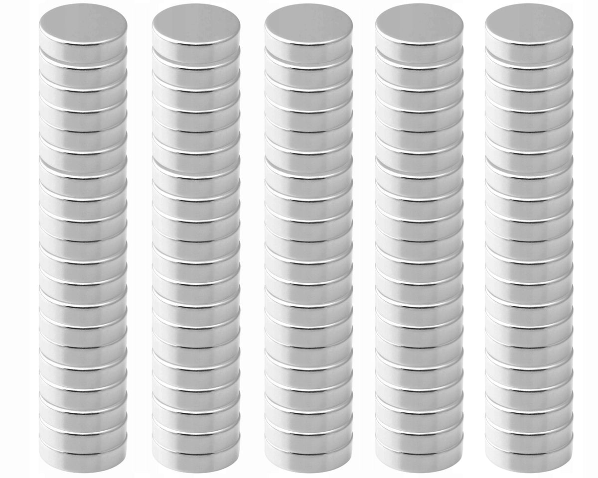 Neodymium Cylindrical Magnet MW 10x2 set of 100 pieces Packaging status original