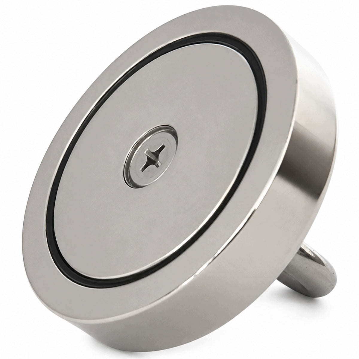 Neodymium magnet with ear 75 kg Ø48 mm eyelet holder for fishing Number of pieces on offer 1 szt.