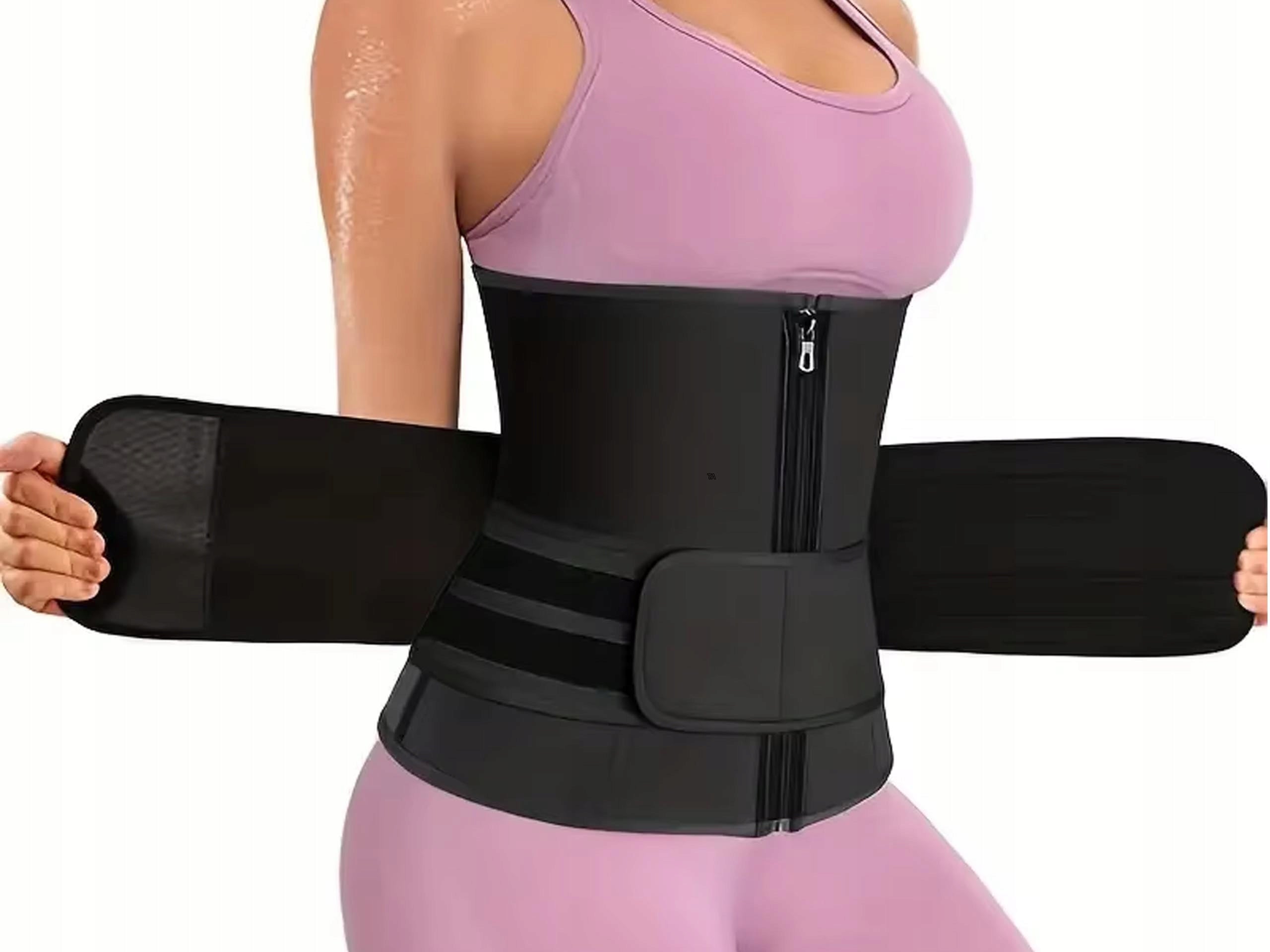 Neoprene Slimming Belt for Exercise Slimming Black Size XXL