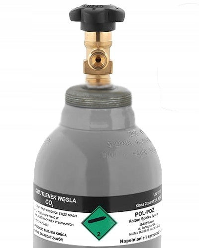 New CO2 5l cylinder - 3,75kg CO2 - FULL Manufacturer code brak
