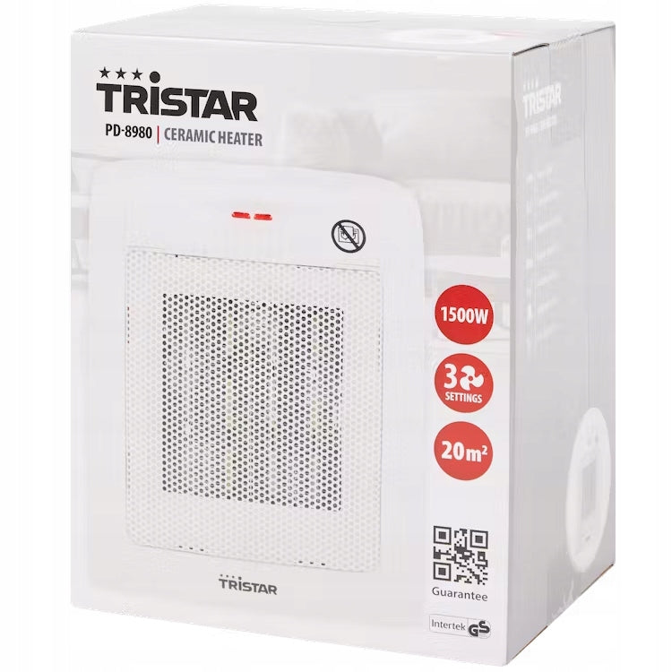 New Ceramic electric heater Tristar 1500 W FARELKA