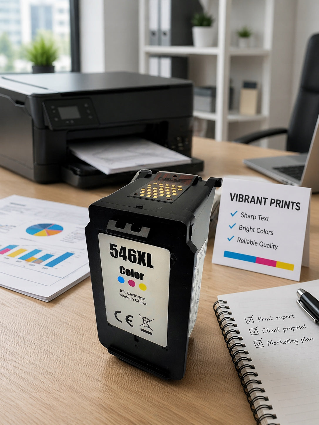 New Ink for Canon CL 546 XL COLOR iP2850 MG2450 2455 2550 2950 TS3350 Manufacturer Ink Cartridge