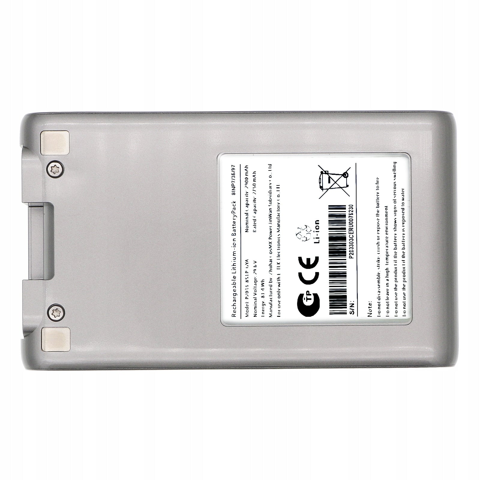 New T30 / P2033-8S1P-GYA Battery for Dreame T30 Vacuum Cleaner, Dreame T30 Neo Manufacturer code 414345747