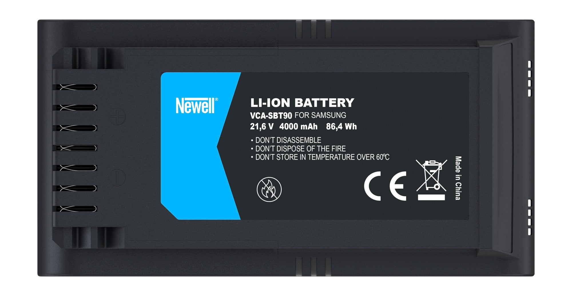 Newell VCA-SBT90 4000mAh battery for Samsung Jet vacuum cleaner Packaging status original
