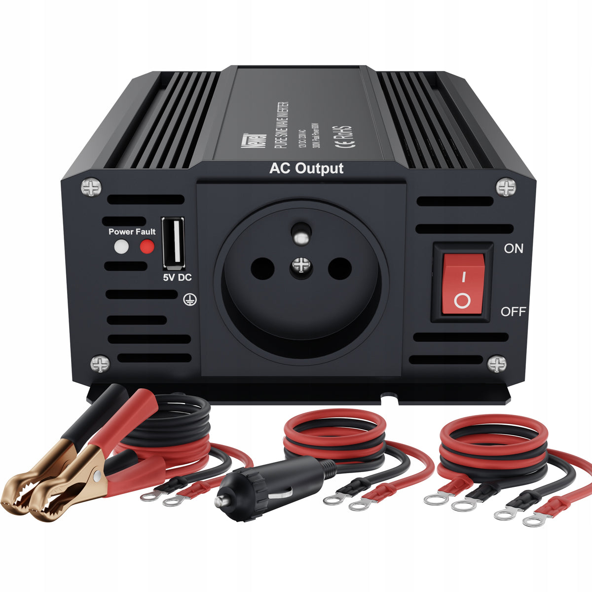 Newell voltage converter with pure sine wave - 12 V / 230 V, 300 W